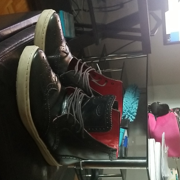 Leather lace up boots - Picture 6 of 7